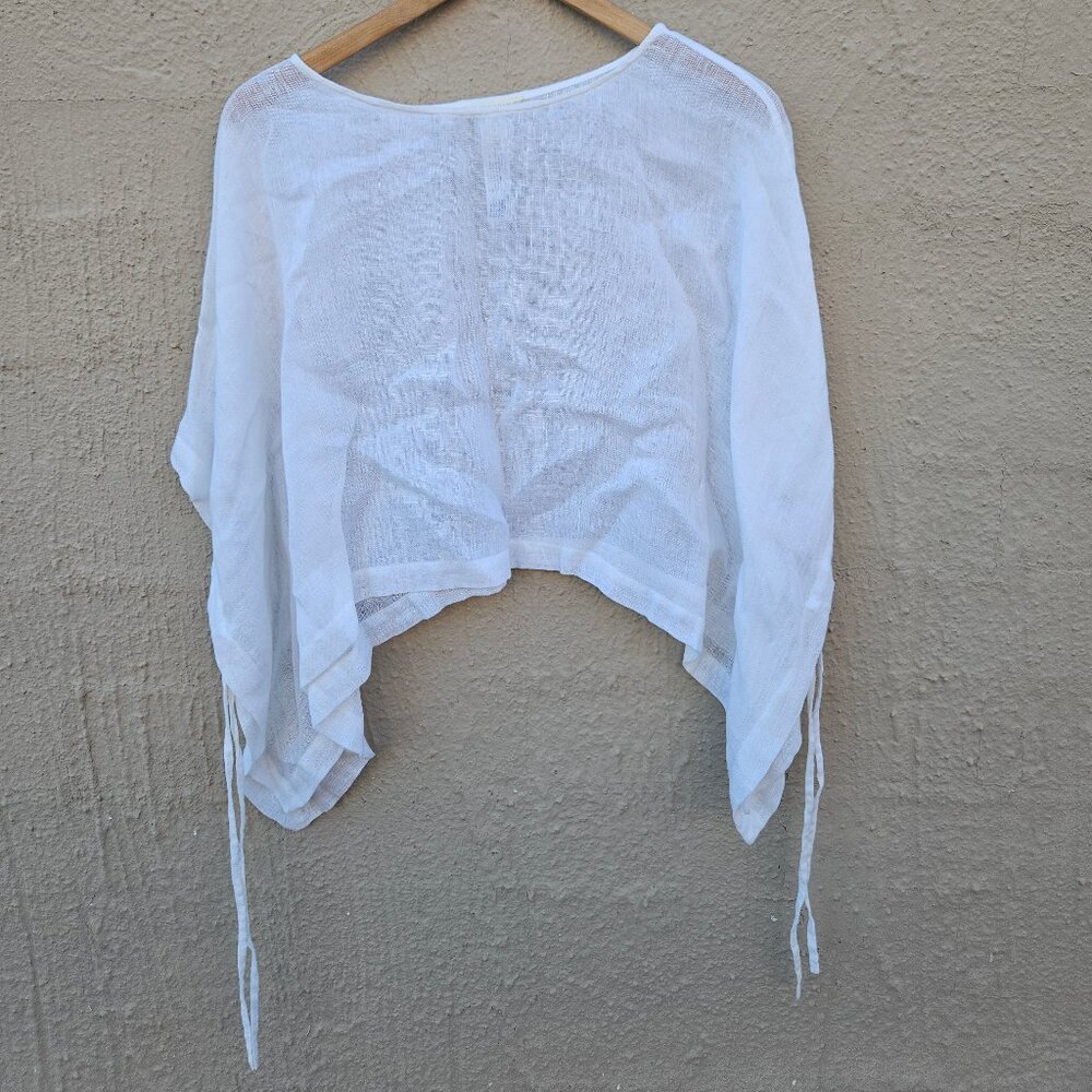 `EILEEN FISHER Linen Layering Top